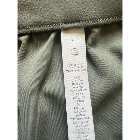 Lululemon Grey Sage Stretch High Rise Jogger Size 12 - Picture 3 of 6